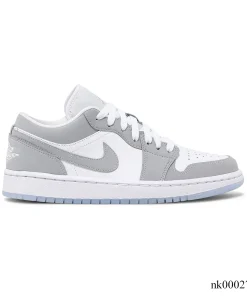 AJ 1 Low White Wolf Grey Shoes Sneakers - nk0002757