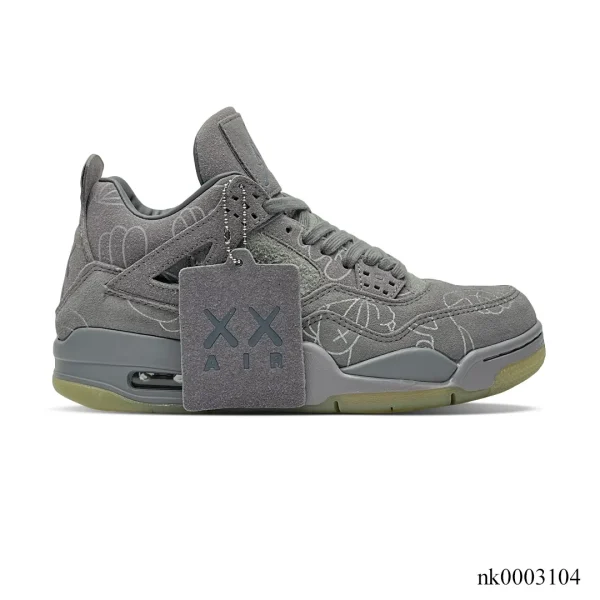 KAWS x AJ 4 Cool Grey Shoes Sneakers – nk0003104