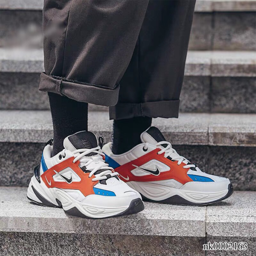 M2K Tekno White Black Orange Shoes Sneakers - nk0002163 - Image 7
