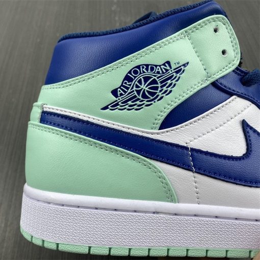 AJ  1 Mid Blue Mint Shoes Sneakers - nk0001998 - Image 6