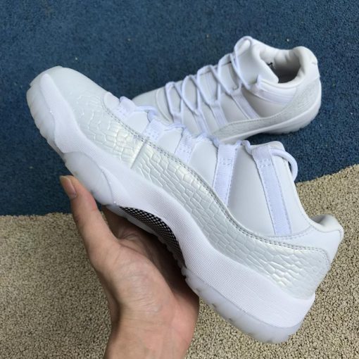 AJ 11 Retro Low Heiress Pure Platinum Shoes Sneakers - nk0000615 - Image 15