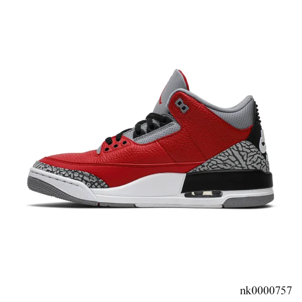 Alternative view of AJ 3 Retro SE Unite Fire Red Shoes Sneakers - nk0000757
