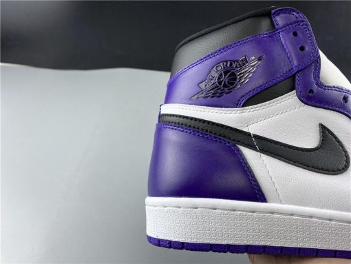 AJ 1 Retro High Court Purple White Shoes Sneakers - nk0000683 - Image 11