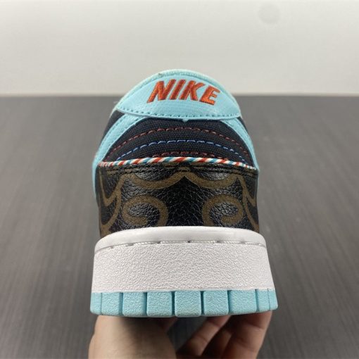 Dunk Low Barber Shop Black Shoes Sneakers - nk0002007 - Image 7