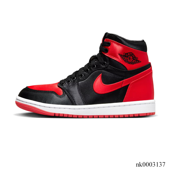 Alternative view of AJ 1 Retro High OG Satin Bred Shoes Sneakers - nk0003137