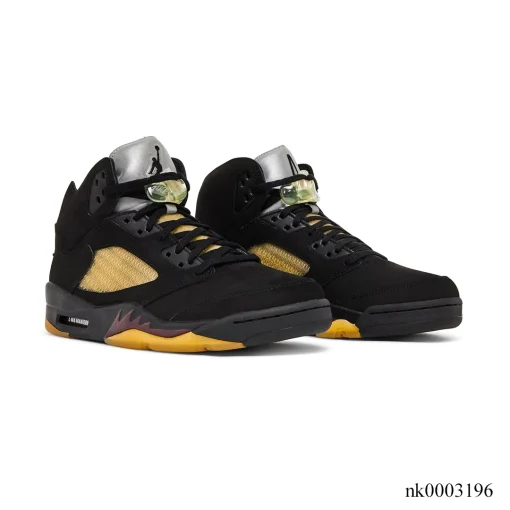 A Ma Maniére x AJ 5 Black/Burgundy Crush - nk0003196 - Image 3