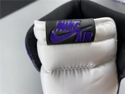 AJ 1 Retro High Court Purple White Shoes Sneakers - nk0000683 - Image 8