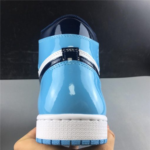 AJ 1 Retro High UNC Patent Shoes Sneakers - nk0000111 - Image 7