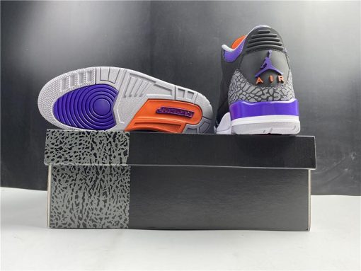AJ 3 Retro Black Court Purple Shoes Sneakers - nk0000817 - Image 19