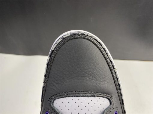 AJ 3 Retro Black Court Purple Shoes Sneakers - nk0000817 - Image 8
