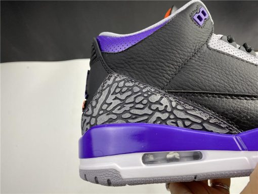 AJ 3 Retro Black Court Purple Shoes Sneakers - nk0000817 - Image 10