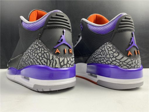 AJ 3 Retro Black Court Purple Shoes Sneakers - nk0000817 - Image 13
