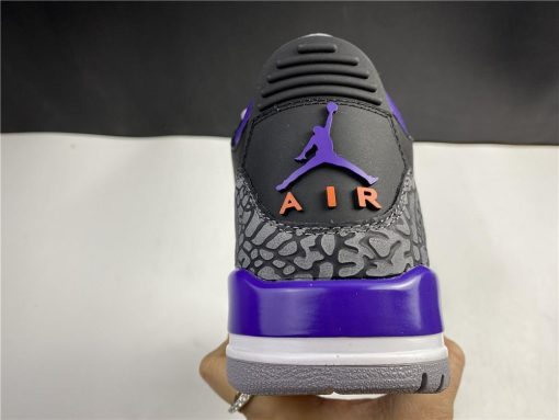 AJ 3 Retro Black Court Purple Shoes Sneakers - nk0000817 - Image 15