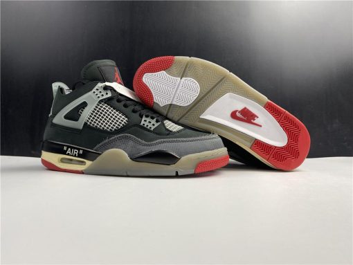 AJ 4 OW Bred Shoes Sneakers - nk0000829 - Image 7