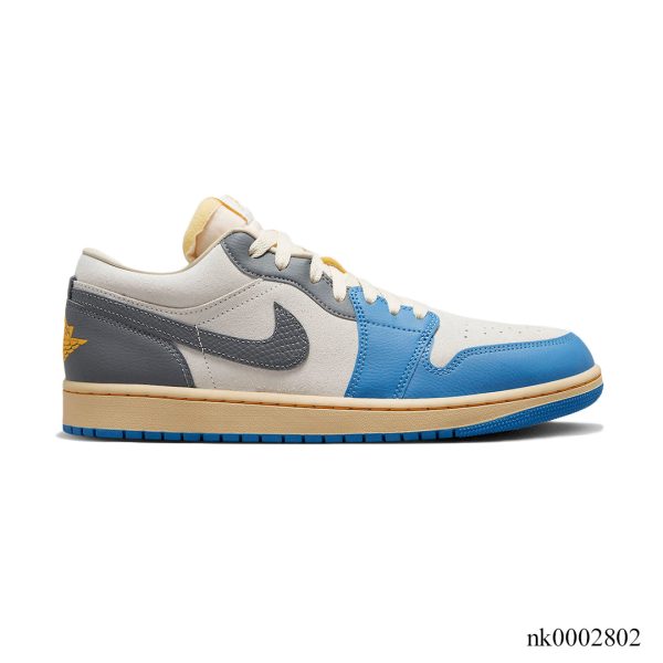 Alternative view of AJ 1 Low Vintage UNC Grey Shoes Sneakers - nk0002802