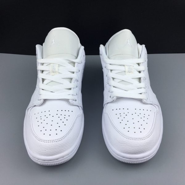 Alternative view of AJ 1 Low Triple White (2019) Shoes Sneakers - nk0000265