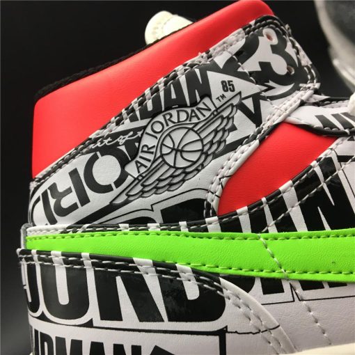 AJ 1 Mid All Over Logos Shoes Sneakers - nk0000305 - Image 20