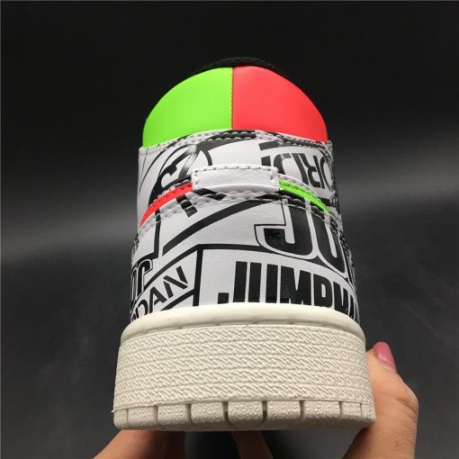 AJ 1 Mid All Over Logos Shoes Sneakers - nk0000305 - Image 22