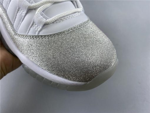 AJ 11 Retro White Metallic Silver Shoes Sneakers - nk0000097 - Image 14