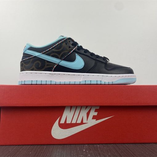 Dunk Low Barber Shop Black Shoes Sneakers - nk0002007 - Image 5