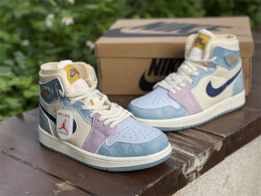 AJ 1 Zoom CMFT Celestine Blue Shoes Sneakers - nk0001895 - Image 5