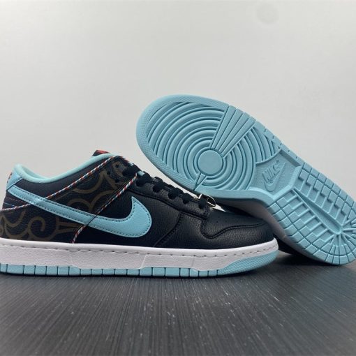 Dunk Low Barber Shop Black Shoes Sneakers - nk0002007 - Image 6