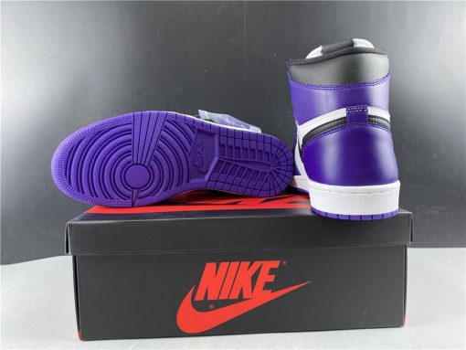 AJ 1 Retro High Court Purple White Shoes Sneakers - nk0000683 - Image 15