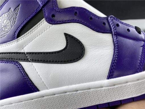 AJ 1 Retro High Court Purple White Shoes Sneakers - nk0000683 - Image 18