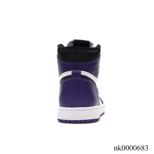 AJ 1 Retro High Court Purple White Shoes Sneakers - nk0000683 - Image 4