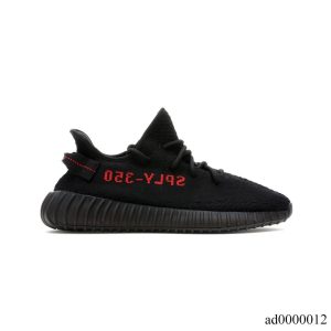 YzY Boost 350 V2 Black Red Shoes Sneakers - ad0000012