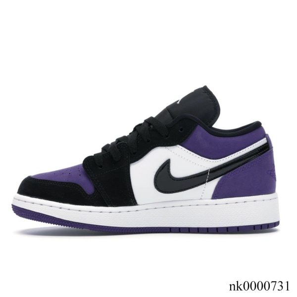 Alternative view of AJ 1 Low Court Purple (GS) Shoes Sneakers - nk0000731