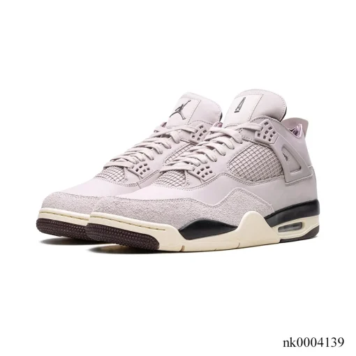 [Premium] A Ma Maniere x AJ 4 Fossil Stone Shoes Sneakers - nk0004139 - Image 4
