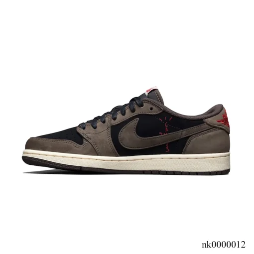 Travis Scott x AJ 1 Low OG Dark Mocha Shoes Sneakers - nk0000012 - Image 2