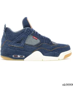 AJ 4 Retro Levi's Denim Shoes Sneakers - nk0000024