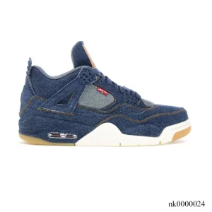 AJ 4 Retro Levi's Denim Shoes Sneakers - nk0000024