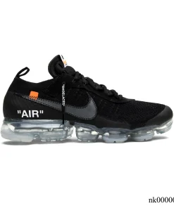 OW x Air VaporMax Black Shoes Sneakers – nk0000035