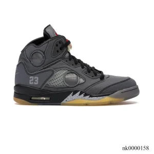 AJ 5 Retro OW Black Shoes Sneakers - nk0000158