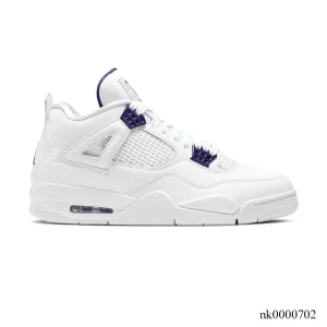 AJ 4 Retro Metallic Purple Shoes Sneakers (Big Size Available) - nk0000702