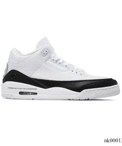 Fragment x AJ 3 White Black Shoes Sneakers - nk0001320