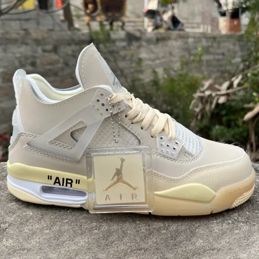 OW x AJ 4 Sail Shoes Sneakers – nk0001339 - Image 3
