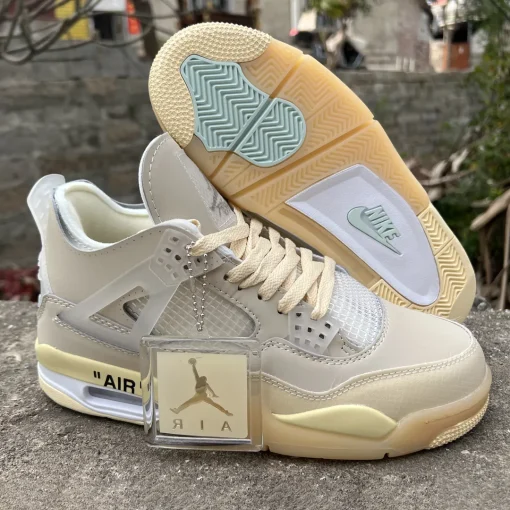OW x AJ 4 Sail Shoes Sneakers – nk0001339 - Image 6