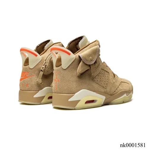 Travis Scott x AJ 6 British Khaki Shoes Sneakers – nk0001581 - Image 3