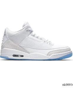 AJ 3 Pure White Shoes Sneakers - nk0001642
