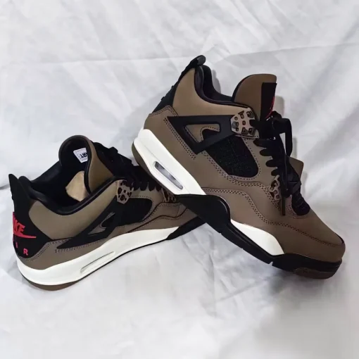 Travis Scott x AJ 4 Olive Shoes Sneakers - nk0001765 - Image 3