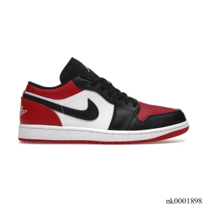 AJ 1 Low Bred Toe Shoes Sneakers - nk0001898