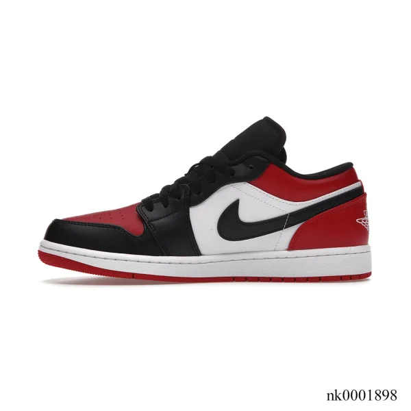 Alternative view of AJ 1 Low Bred Toe Shoes Sneakers - nk0001898