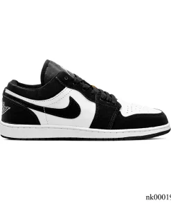 AJ 1 Low Black White Shoes Sneakers – nk0001973