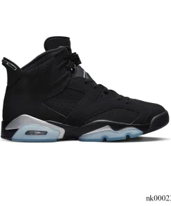 AJ 6 Retro Metallic Silver Shoes Sneakers - nk0002328