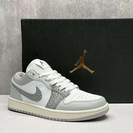 AJ 1 Low PRM Grey Elephant Print Shoes Sneakers – nk0002441 - Image 7