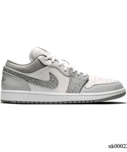 AJ 1 Low PRM Grey Elephant Print Shoes Sneakers – nk0002441